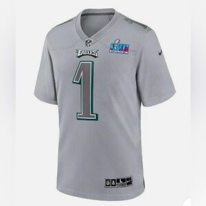 Jalen Hurts Nike Men's Philadelphia Eagles Gray Super Bowl LVII